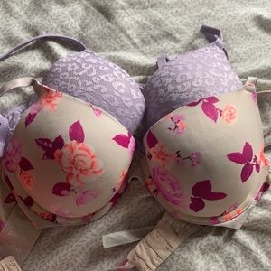 Pink bras